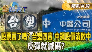 股票賣了嗎？ 台塑四寶 中鋼股價潰敗中 反彈就減碼？｜金臨天下 20241224 @tvbsmoney