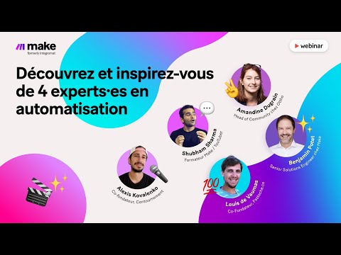 [Webinar] 5 Experts Make vous donnent leurs conseils et astuces