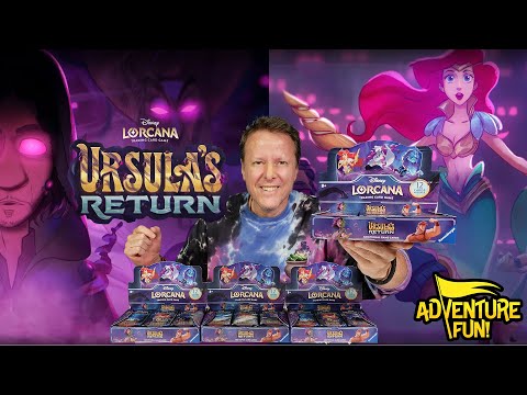 Lorcana “Ursula’s Returns” Disney's Trading Card Game! Hunting For Enchanted!