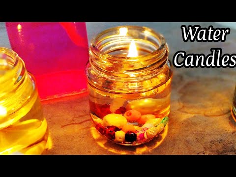 Water Candles with Colour & Pearls #shorts #trending #ytshorts #indiancuisine