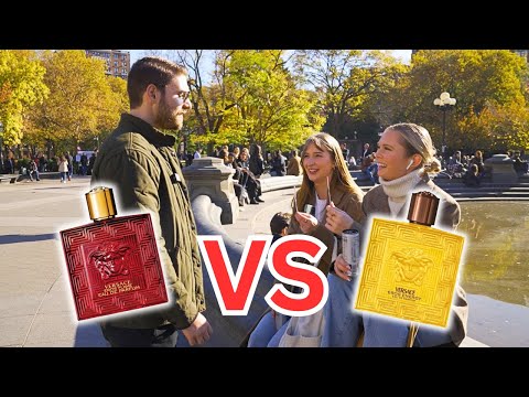 Versace Eros Energy Vs Versace Eros Flame (Fragrance Battle Womens Reactions)