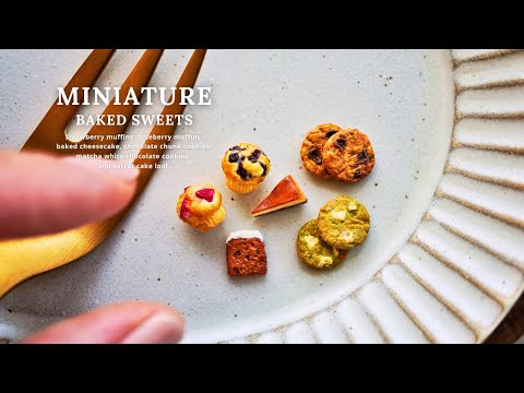 DIY | Miniature Baked Sweets Created from Clay