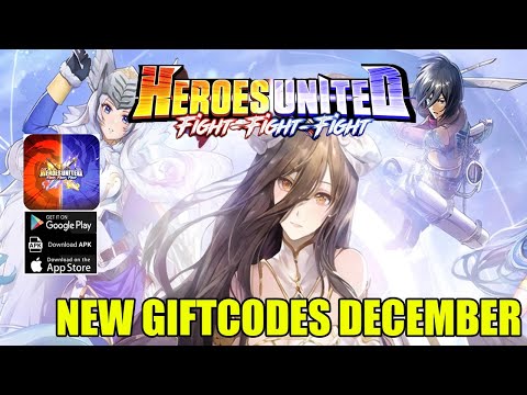 Heroes United: Fight X3 New Giftcodes December - RPG Android iOS