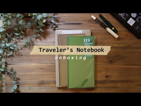 traveler's notebook unboxing ✸ stationery asmr