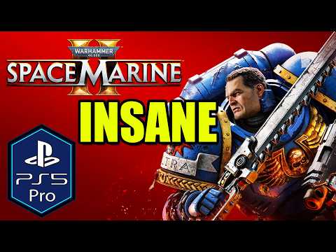 INSANE Warhammer 40k Space Marine 2 PS5 Pro Gameplay Review [Enhanced]