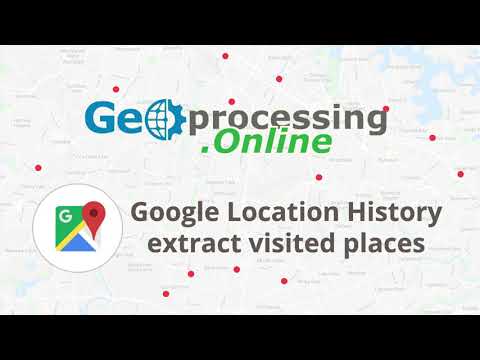 Google Location History - extract visited places