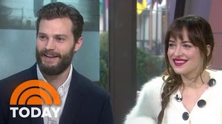 Fifty Shades' Jamie Dornan, Dakota Johnson Talk Being Naked On Set | TODAY