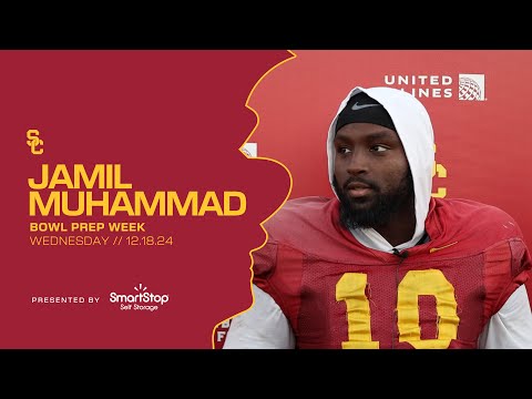 USC DE Jamil Muhammad | Wednesday of Texas A&M Bowl Prep