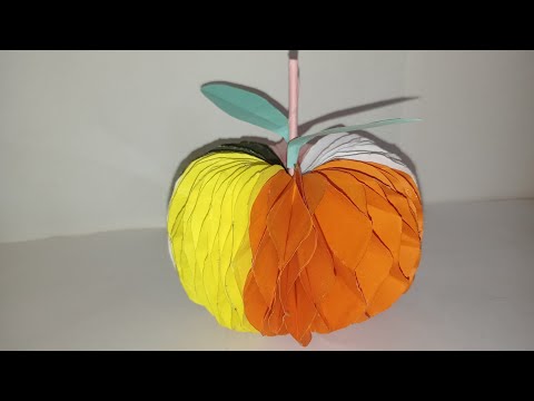 How to make Apple 🍎 Paper Craft  || Diy | Paper Craft ideas ||