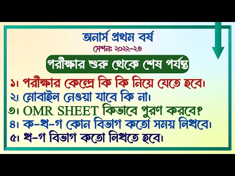 অনার্স প্রথম বর্ষ |সেশনঃ২২-২৩ | স্বাধীন বাংলাদেশের অভ্যুদয়ের ইতিহাস | পরীক্ষার শুরু থেকে শেষ পর্যন্ত