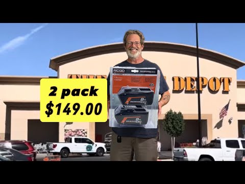 Insane Ridgid battery deal! #viralvideo #viralreels #video