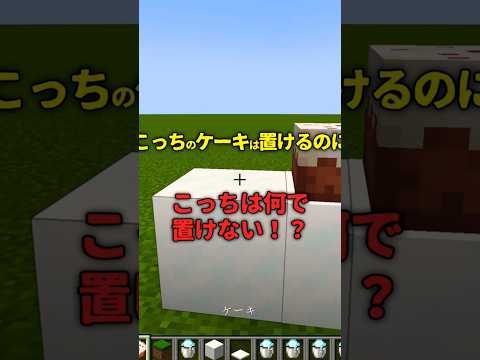 【マイクラ】ケーキで差が起きる謎使用#マインクラフト #マイクラ #ケーキ