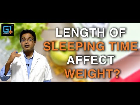 Does the length of sleeping time affect my weight?