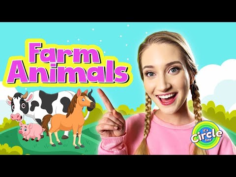 Learn Farm Animals for Kids: Farm Animals Names and Sounds | Kids Education with Miss Sarah Sunshine