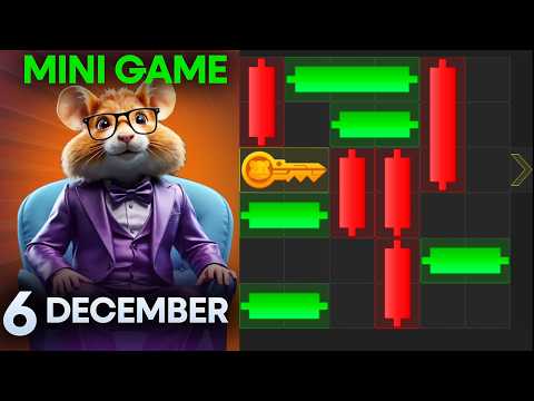 6 December Mini Game Puzzle Hamster Kombat Today | #puzzlegame Solved #hamsterkombat #minigame