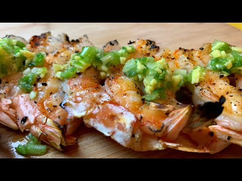 Grilled Shrimp In Ginger Scallion Sauce