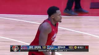 Justin Brownlee HITS GAME WINNER for Brgy. Ginebra vs Meralco 🔥 | PBA Season 49 Governors' Cup