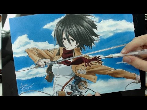 Speed Drawing - Mikasa Ackerman (Shingeki no Kyojin | 進撃の巨人)