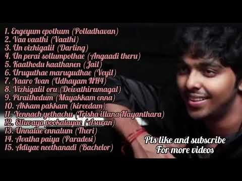 GV Prakash hits | All time favorite songs #tamilsongs #tamil #gvprakash #hitsongs #melodysongs