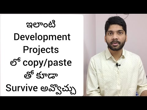 How to survive with copy/paste as Software Developer (Telugu)