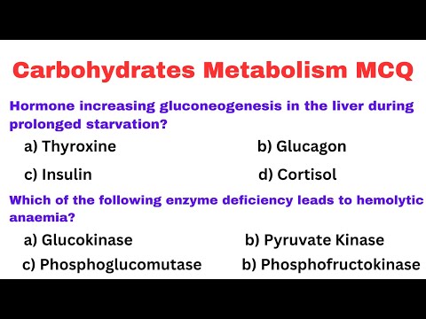 Biochemistry MCQ Questions with Answers | Carbohydrates MCQ for NEET 2024 | Biology MCQ Practice