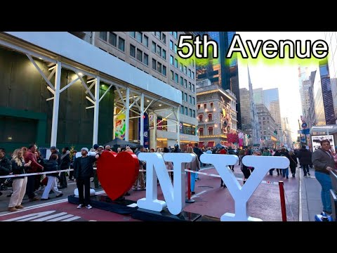 Walking 5th Avenue New York City 200th Birthday Celebration