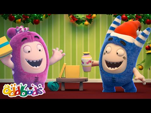 Pogo delivers a Christmas Vase🎄🧑🏻‍🎄 | Oddbods | Monster Cartoon for Kids