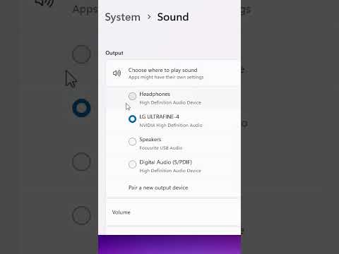 How to Change Sound Output Windows 11 - HDMI, Headphones, Optical Out