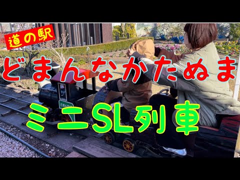 【ミニSL列車】道の駅どまんなかたぬま　ミニ遊園地へ　#道の駅 #佐野市 #栃木県 #列車 #電車 #遊園地 #強風