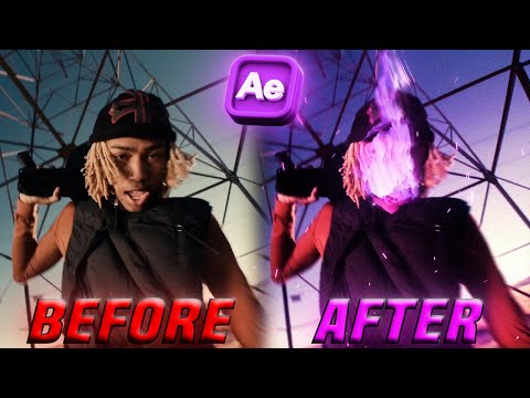 CRAZY "Face on Fire" Effect for Music Videos (After Effects)