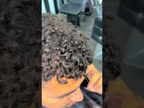 Curly hair kaise kare 😎 | PumminG Hair Treatment | curly hair treatment for men #hair #viralvideo