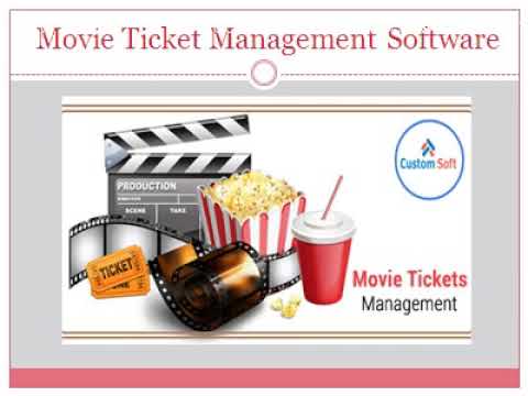 Movie Ticket Management software by CustomSoft