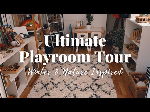 Playroom Tour | Montessori, Open ended, Small world | FULL Tour of Montessori/Waldorf playroom tour