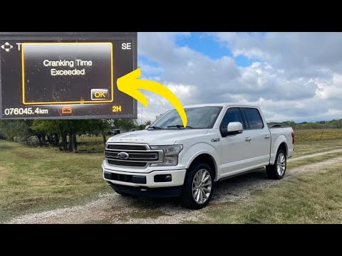 Ford F150 “Cranking Time Exceeded” Warning. Reasons and ways to reset