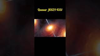 Quasar 3C273 vs brightest object       ||#shorts #space #universe||