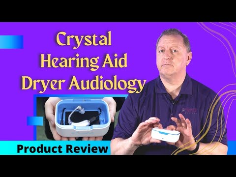 Hearing Aid Maintenance | Crystal Hearing Aid Dryer Product Review | Hearing Aid Cleaning