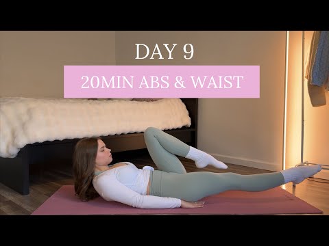 DAY 9 - 1 Month Pilates Plan // Hourglass ABS & WAIST workout // DoraFit