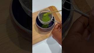 EASY MATCHA LATTE RECIPE #matchapowder #matcharecipe