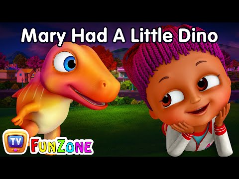 Mary Had A Little Dino - Dinosaur Rhymes for Babies | ChuChu TV Nursery Rhymes & Kids Songs