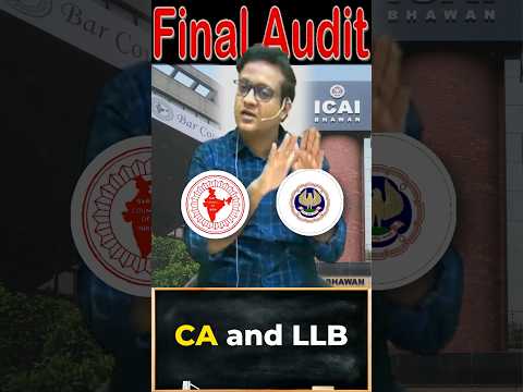 CA and LLB | Siddharth Agarwal Audit