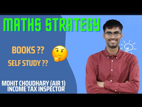 MATHS STRATEGY II SSC CGL 2022 II MOHIT CHOUDHARY ( AIR 1 ) ITI #ssc #cgl2023 #cgl