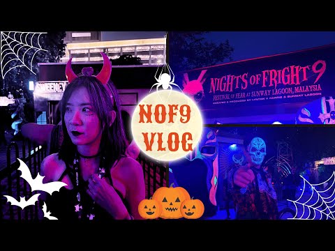 NOF9 Sunway Nights of Frights 9 Vlog 2023 | Happy Halloween!!|