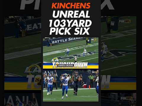 🤯 Unreal...Kamren Kinchens 103 Yard Housecall! #nfl #espn #larams #Rams #short #trending #shorts