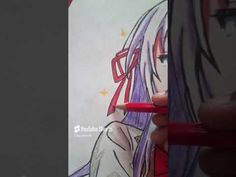 Draw Alya 😌 #viralvideo #animeartgallery #drawing #art #animeshorts #anime #alya #shorts #art