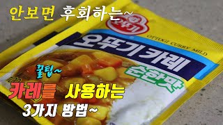 간단하고 맛있는 카레 요리 3가지~ 강쉪^^  korean food recipe,  3 kinds instant curry cooking  recipe