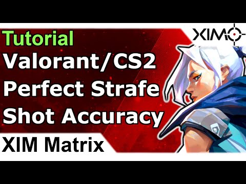 XIM Matrix - Perfect Counter Strafe Shot Accuracy Setup For Valorant, CS2 and Co. - Strafe Shooting