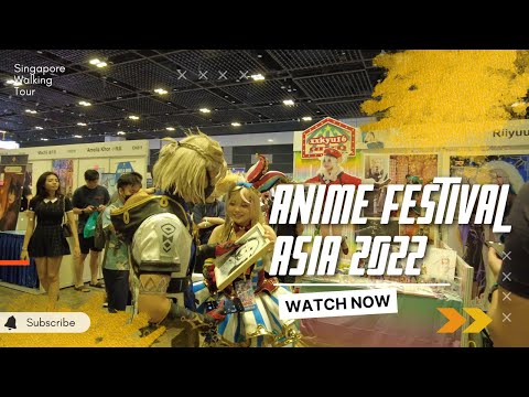 Anime Festival Asia 2022 walking tour 街拍 | Ahmiao Tv