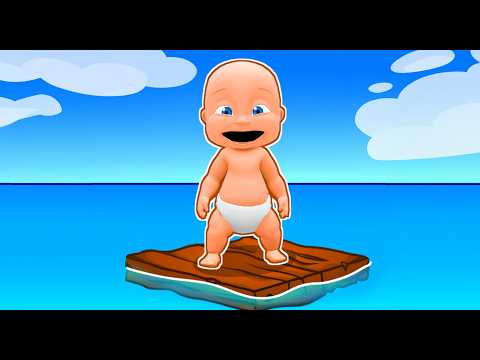 Building a BABY ONLY RAFT in Roblox!