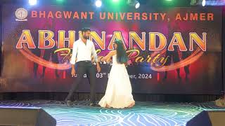 Couple Dance || Freshers Party 2024 || Bhagwant University || Ajmer || BU || New Video