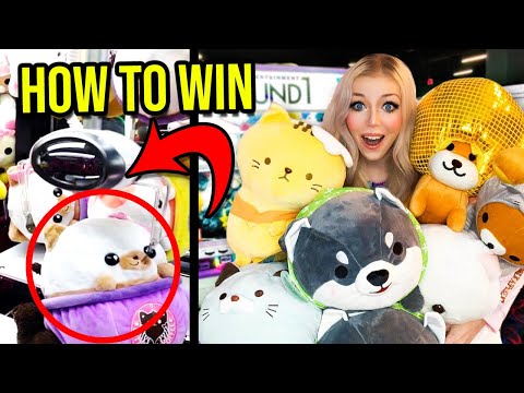 How To Win Arcade Claw Machines (*100% WIN RATE*) Arcade Hacks